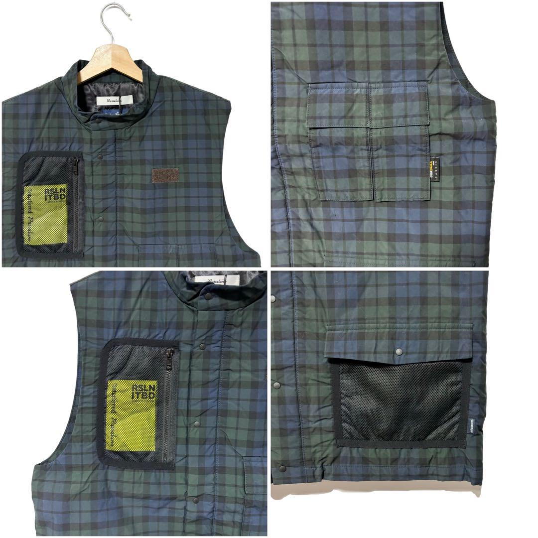 インターブリード ラッセルノ ゴルフ コーデュラ 中綿セットアップ ネイビー 5