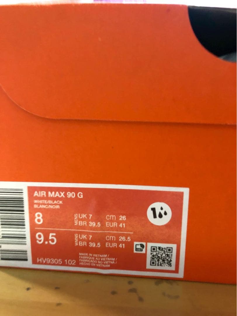 新品 26cm ナイキ エアマックス 90 G ゴルフシューズ ホワイト