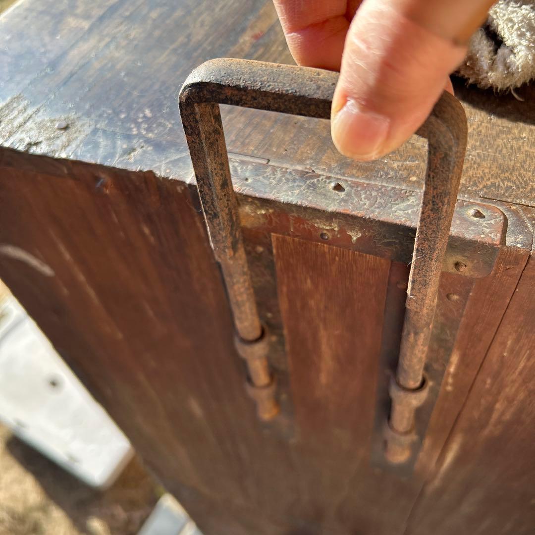 装飾金具　レア　時代物　引出し　箪笥