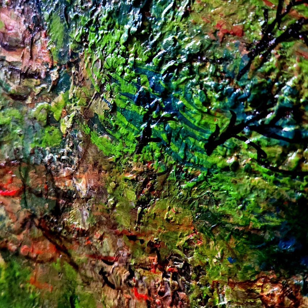 「夕日」 大きな絵画 油絵 F80号 風景画 瀬戸内海 迫力