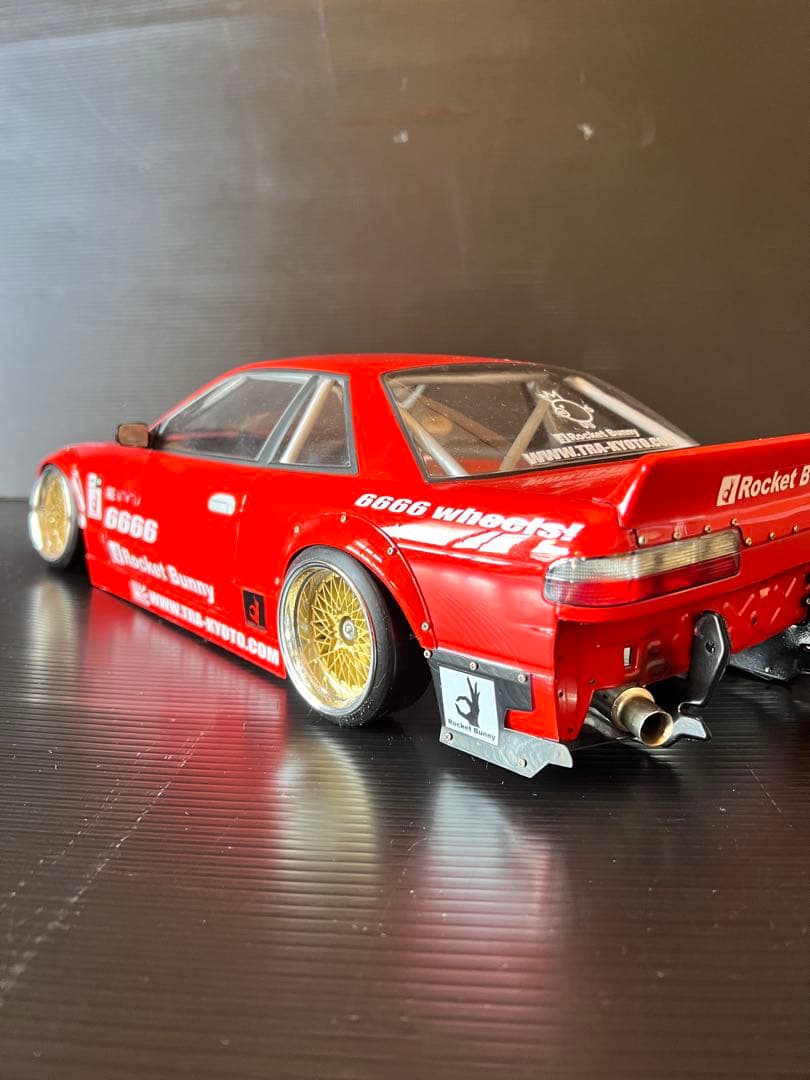 S13シルビア　ロケバニ仕様　ホイール付き