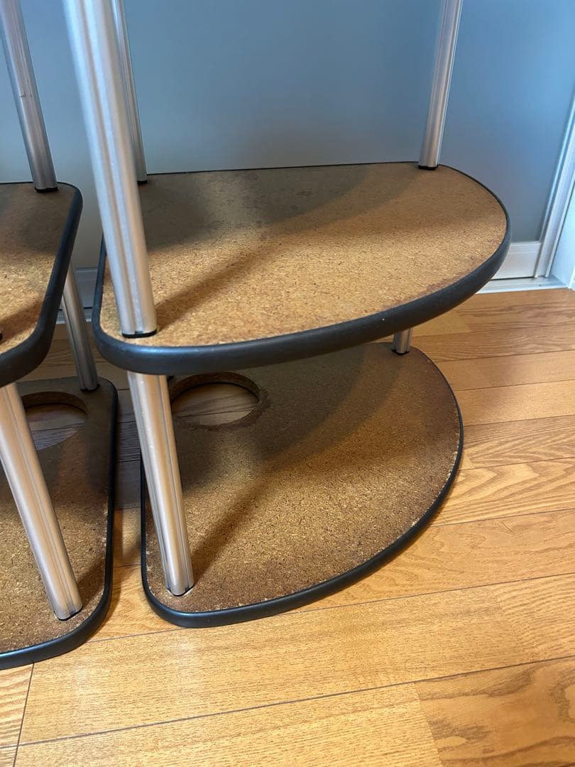 麻雀　麻雀卓用　サイドテーブル　灰皿付き　2点セット