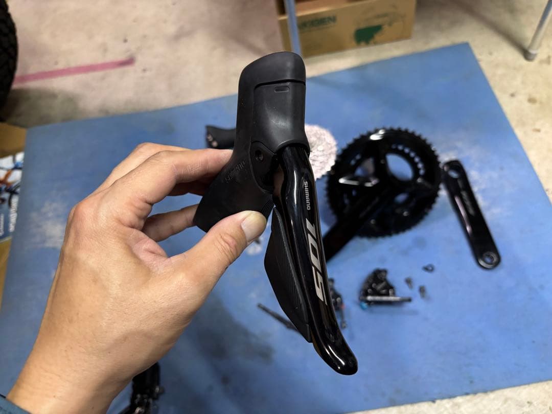 シマノ 105 Di2 12速 油圧ディスク グループセット 中古 作動確認済み