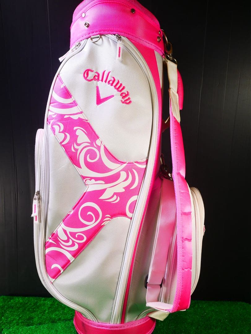 Callaway ゴルフバッグ ホワイト/ピンク　キャロウェイ　ソレイル
