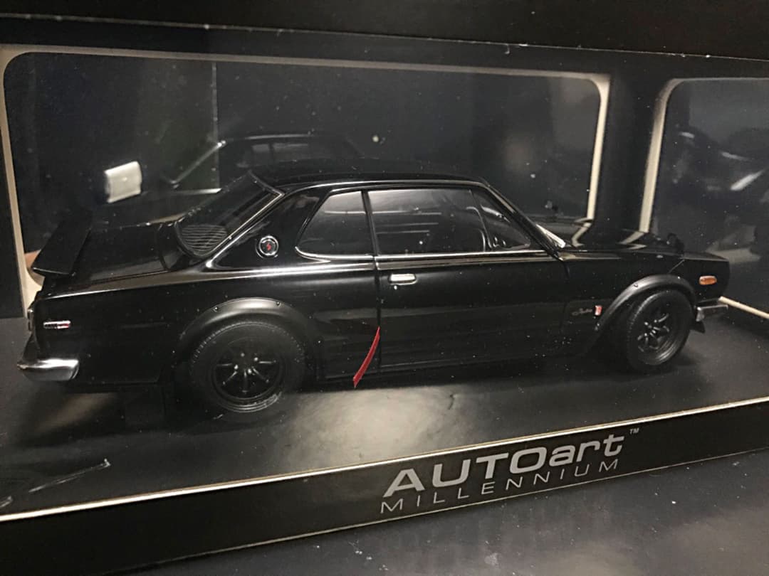 オートアート 1/18 GT-R KPGC10 ブラック チューンドバージョン