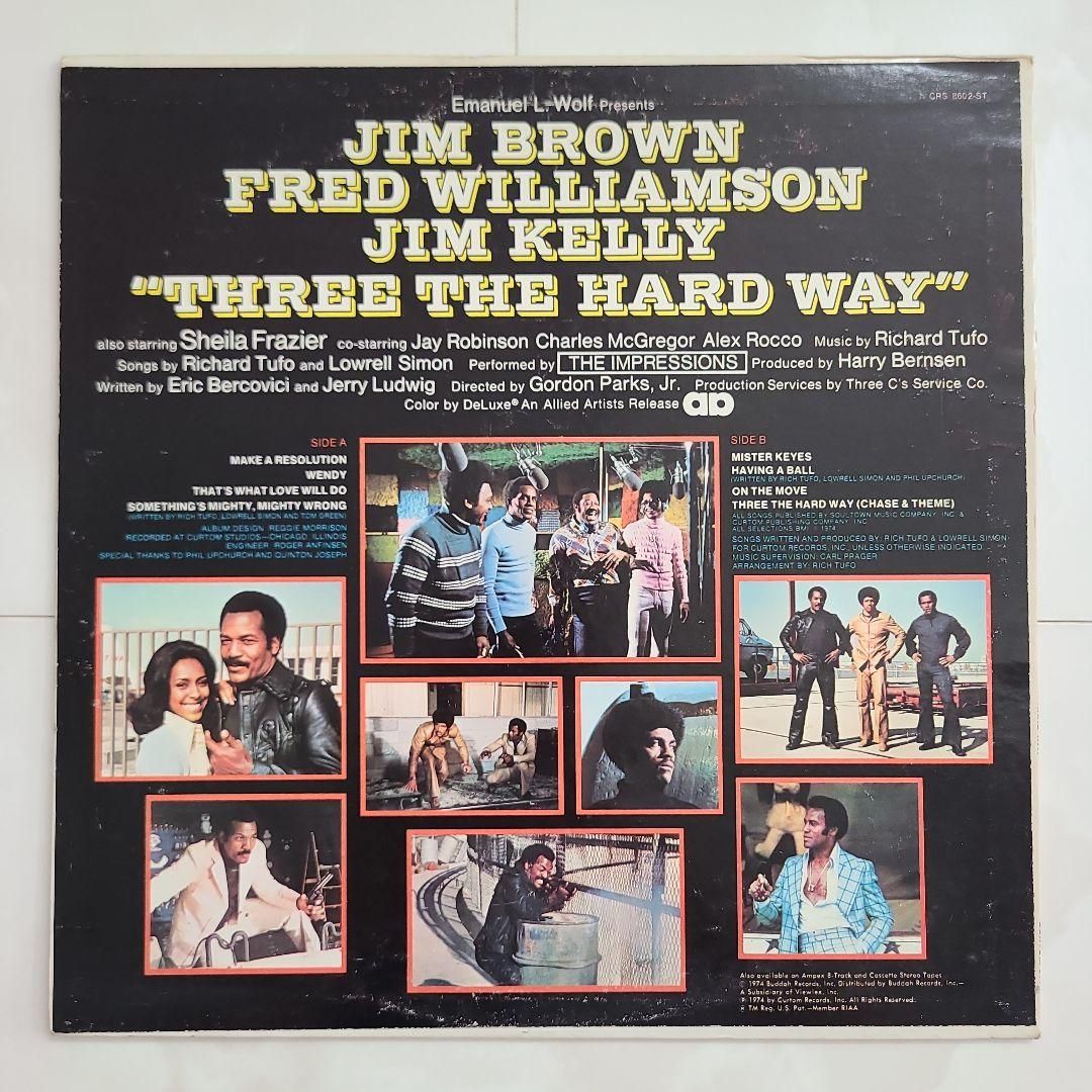 ★ＵＳオリジナル盤★スリー・ザ・ハード・ウェイ』THE IMPRESSIONS