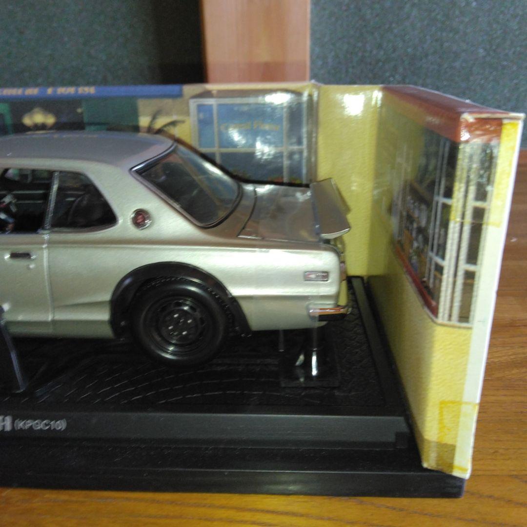 京商日産スカイラインハコスカGT-Rのシルバーです。