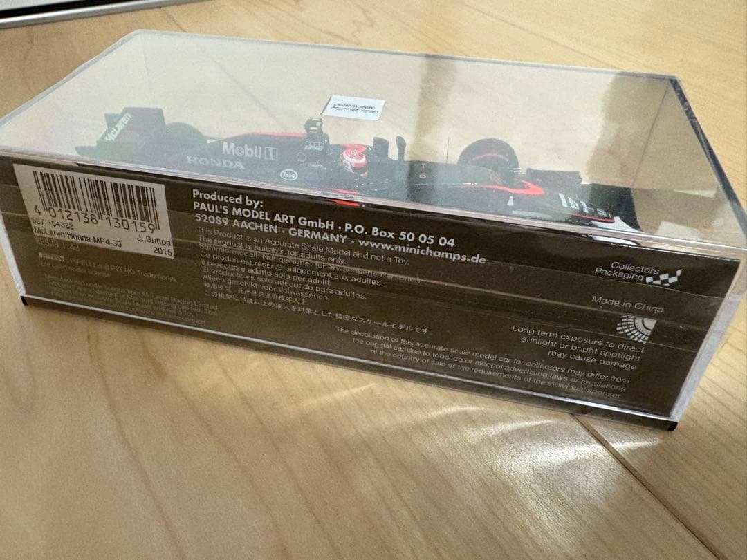 ミニチャンプス 1/43 F1 マクラーレン ホンダ MP4-30 MP4-31
