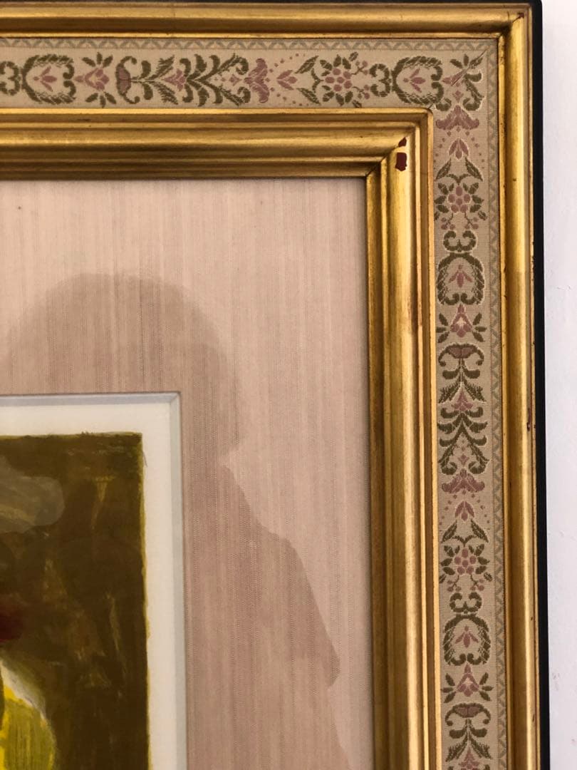 梅村龍三郎作　薔薇図　エジション付き　仕覆共箱付き　洋画家