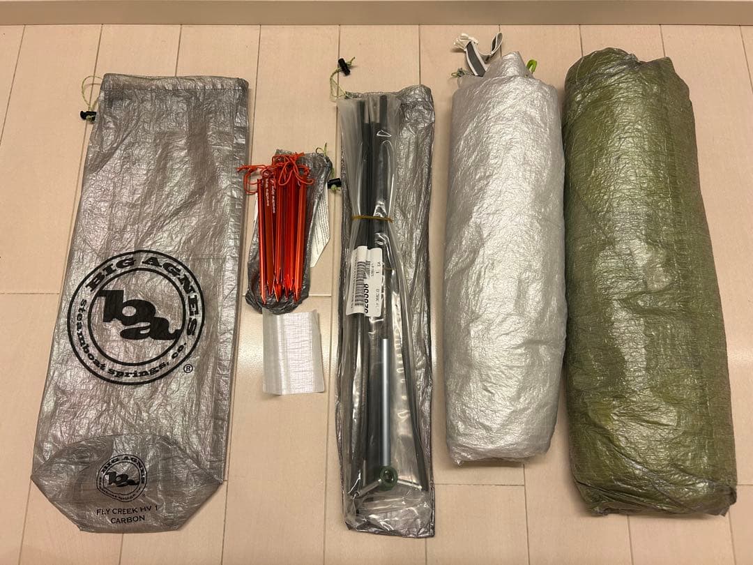 Big Agnes Fly Creek Hv1 Carbon 新品 週末価格