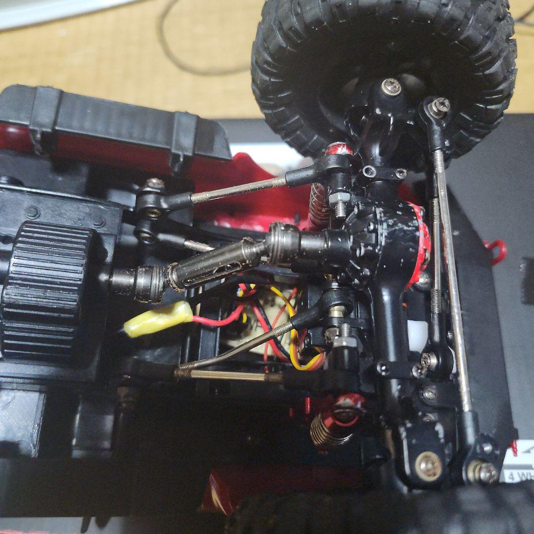 WPL C-14 レッドオフロードRCカー 4WDメタル化！