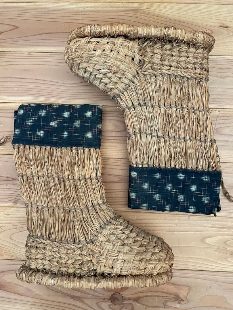 わらぐつ　わらくつ　藁くつ　藁靴　藁沓　民藝　民芸