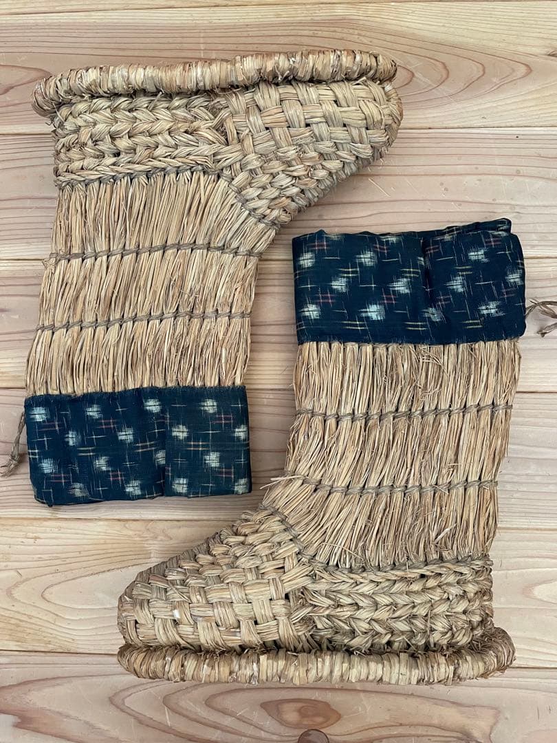 わらぐつ　わらくつ　藁くつ　藁靴　藁沓　民藝　民芸