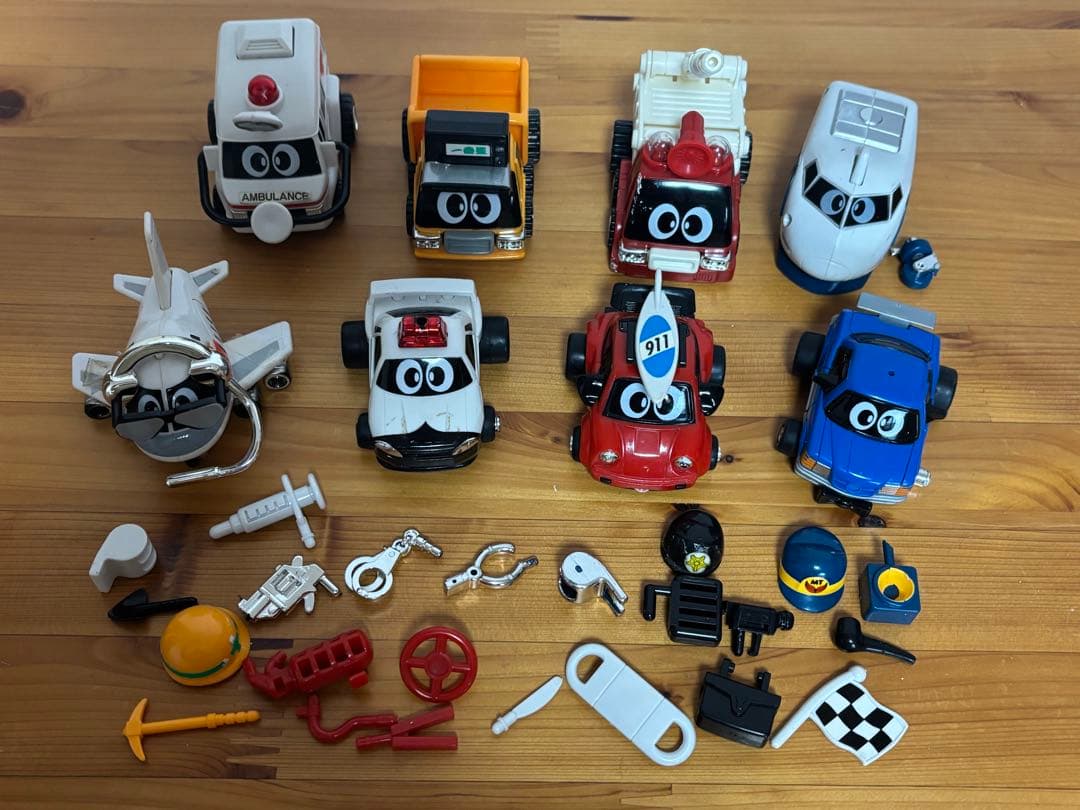 平成レトロ　バンダイ　変身自動車　変身働く車PLEX/LAY-UP まとめ売り