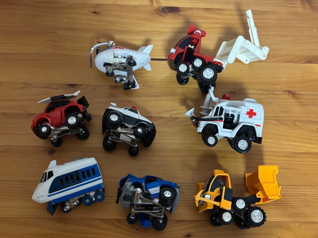 平成レトロ　バンダイ　変身自動車　変身働く車PLEX/LAY-UP まとめ売り