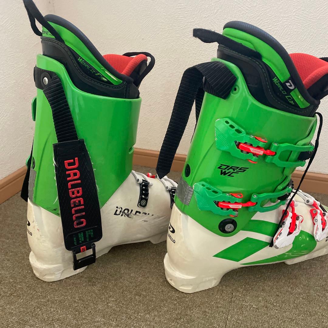 DALBELLO スキー ブーツ ホワイト/グリーン/レッド27.5センチ