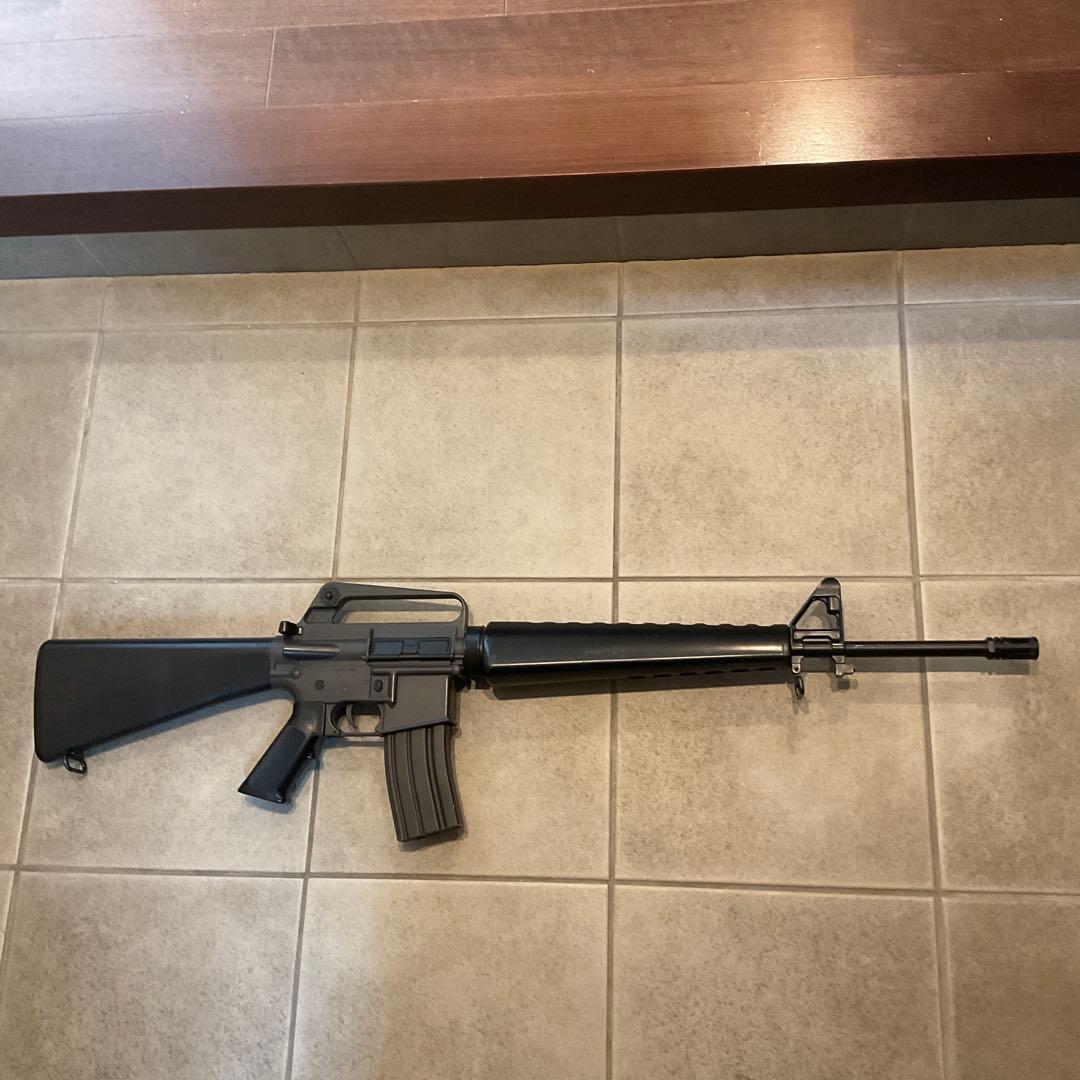 92m/s絶版品東京マルイ純正電動ガンM16A1 メンテ済＋300連マガジン良品