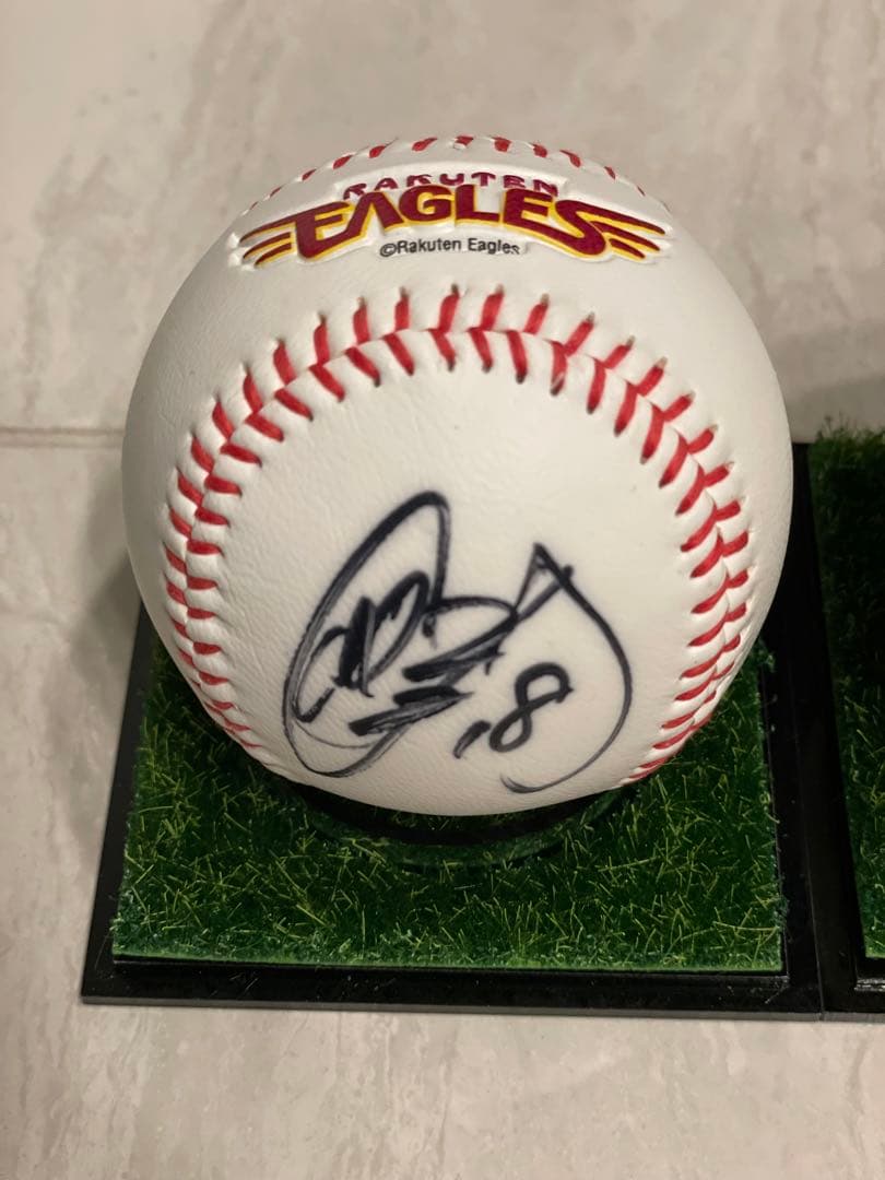田中将大　直筆サインボール　2種