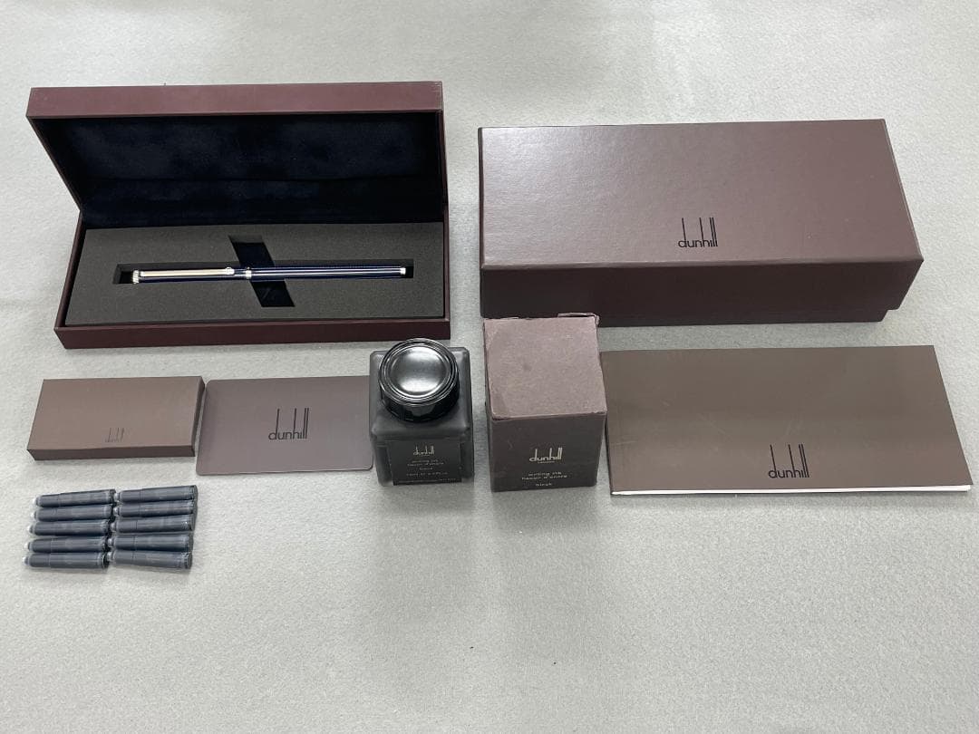 【未使用】ダンヒル ニュージェムライン 万年筆　NVY インクボトル １本