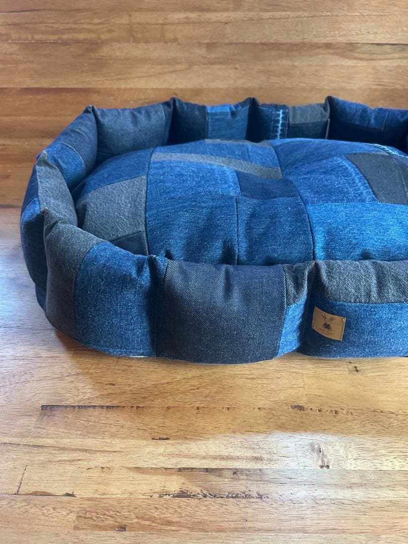 ペットベッド　デニムリメイク