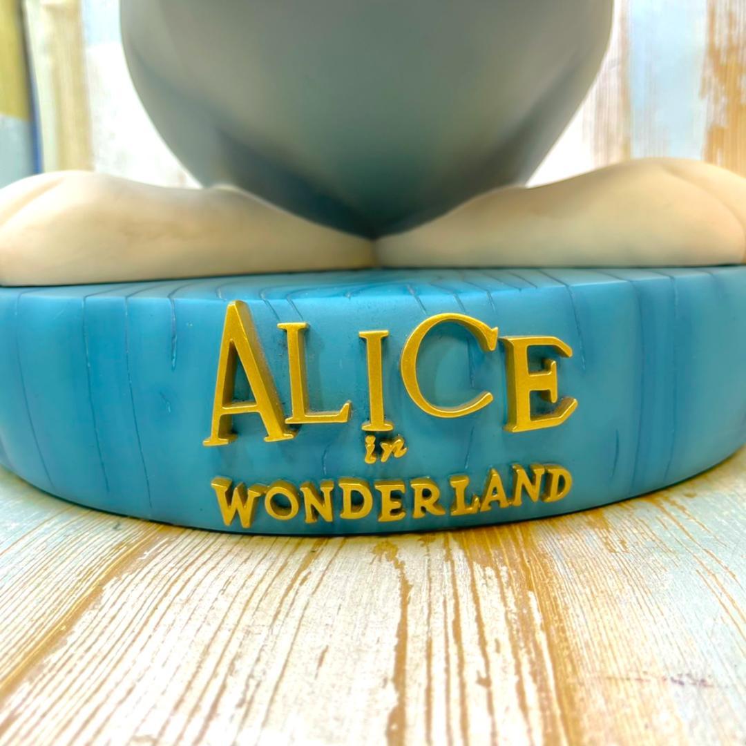 激レア★不思議の国のアリス 白うさぎ 兎 置き時計 ビッグフィギュア