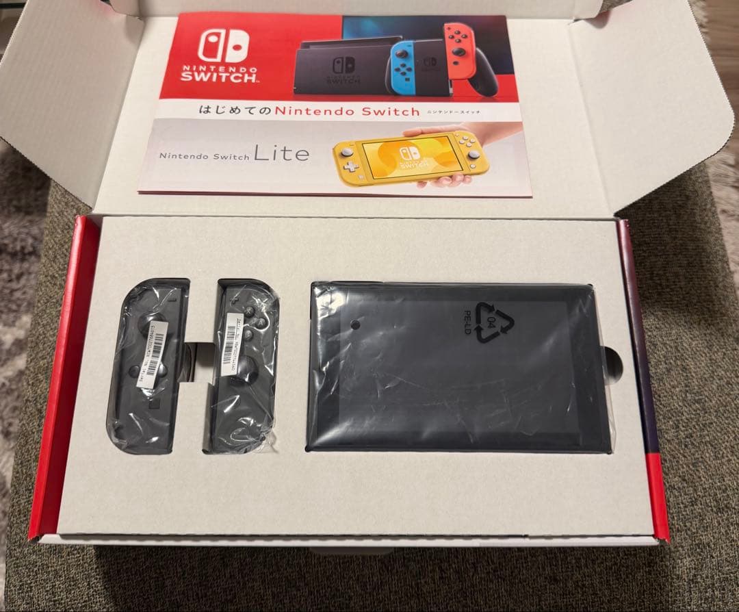 Nintendo Switch 本体 グレー バッテリー強化版　マリオカート付