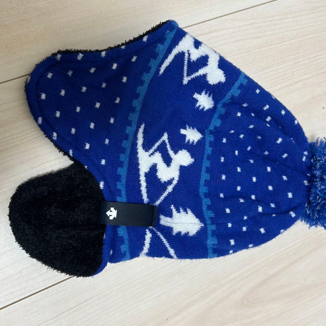 DESCENTE 子ども用スキーウェア ネイビー　130cm 帽子　おまけ