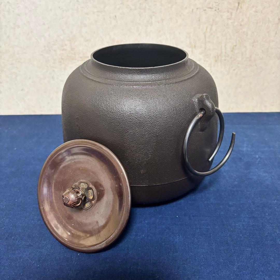風炉/茶釜/電熱器/唐銅面取風炉/尻張釜/野々田電熱器/敷板/香入れ/茶道具