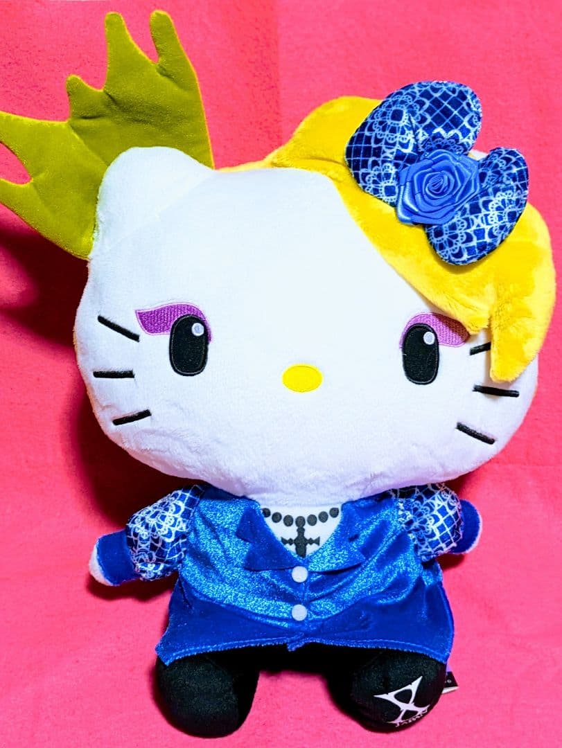 ♡超希少♡YOSHI　KITTY✭BIG ぬいぐるみ　マスコット✭青衣装✮