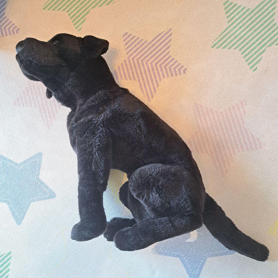 ラブラドール　アニマルアレイ　ぬいぐるみ　ブラック　等身大　ビッグサイズ　犬　黒