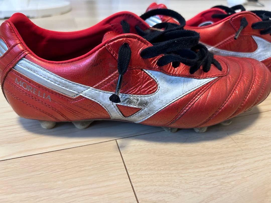 Mizuno モレリアIIジャパン 【限定色】レッド スパイク25.5cm