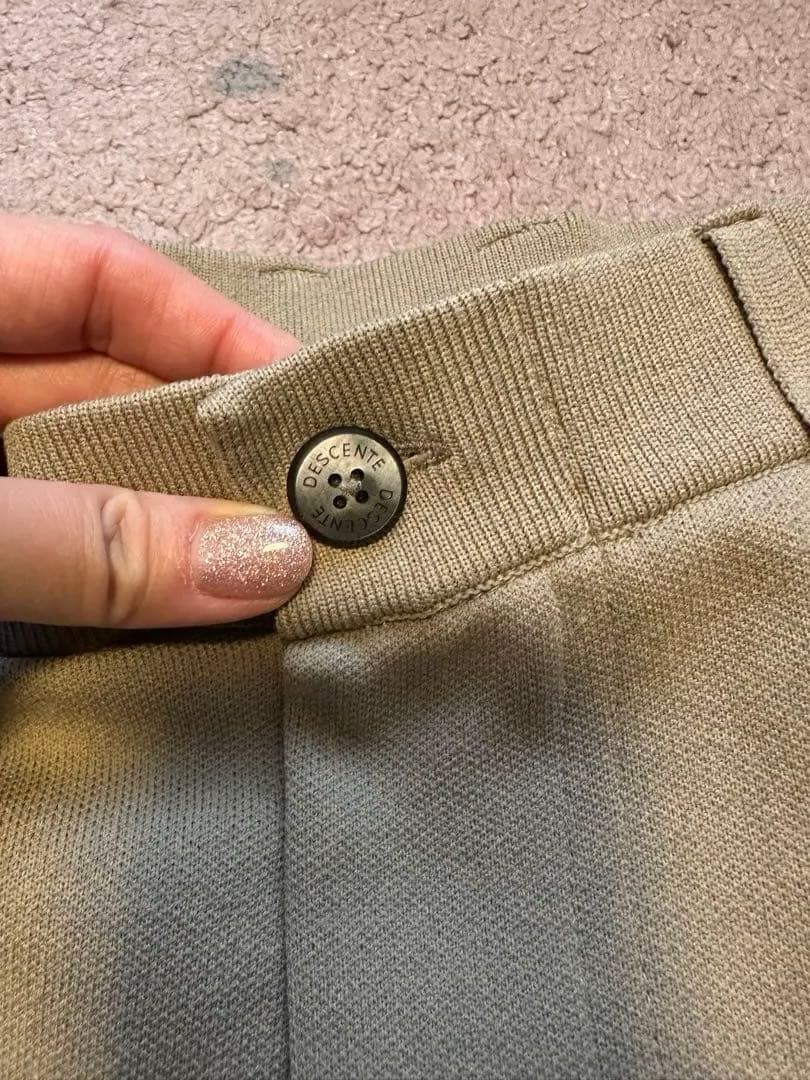 デサントゴルフ　メンズセットアップ　L ベージュ