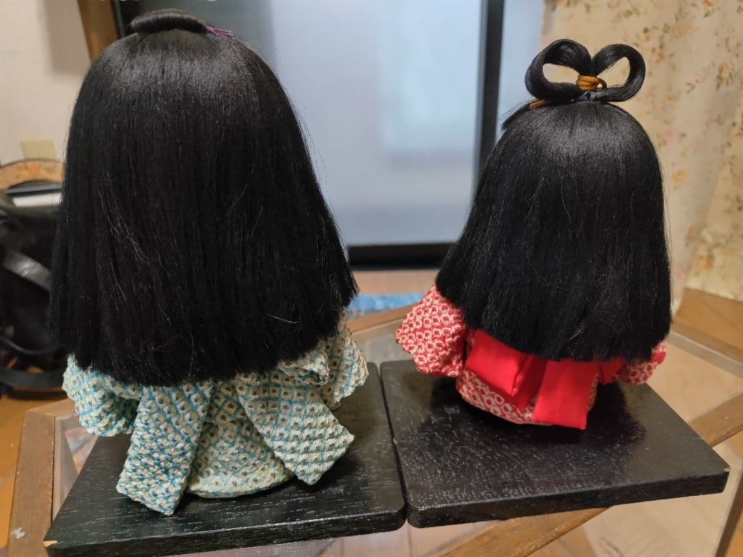 木目込み人形　市松人形　アンティーク