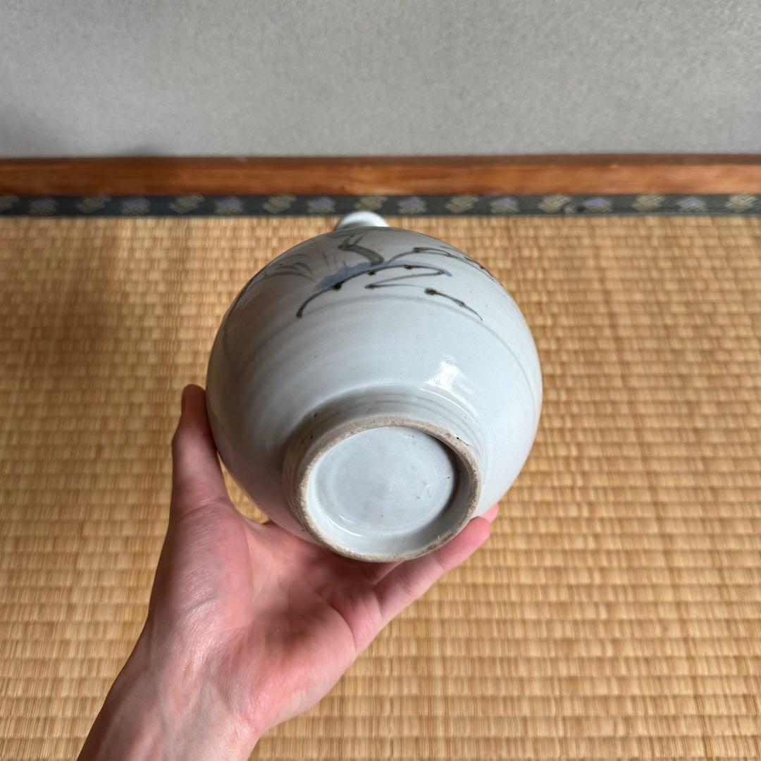 仙台藩 切込焼 染付 徳利 江戸時代 古伊万里 古砥部 古美術 骨董 民藝 民窯