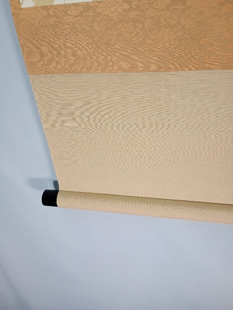 【茶道具】前大徳寺 足立泰道和尚筆  案山子画賛『兆豊年』　松泉画　軸C35