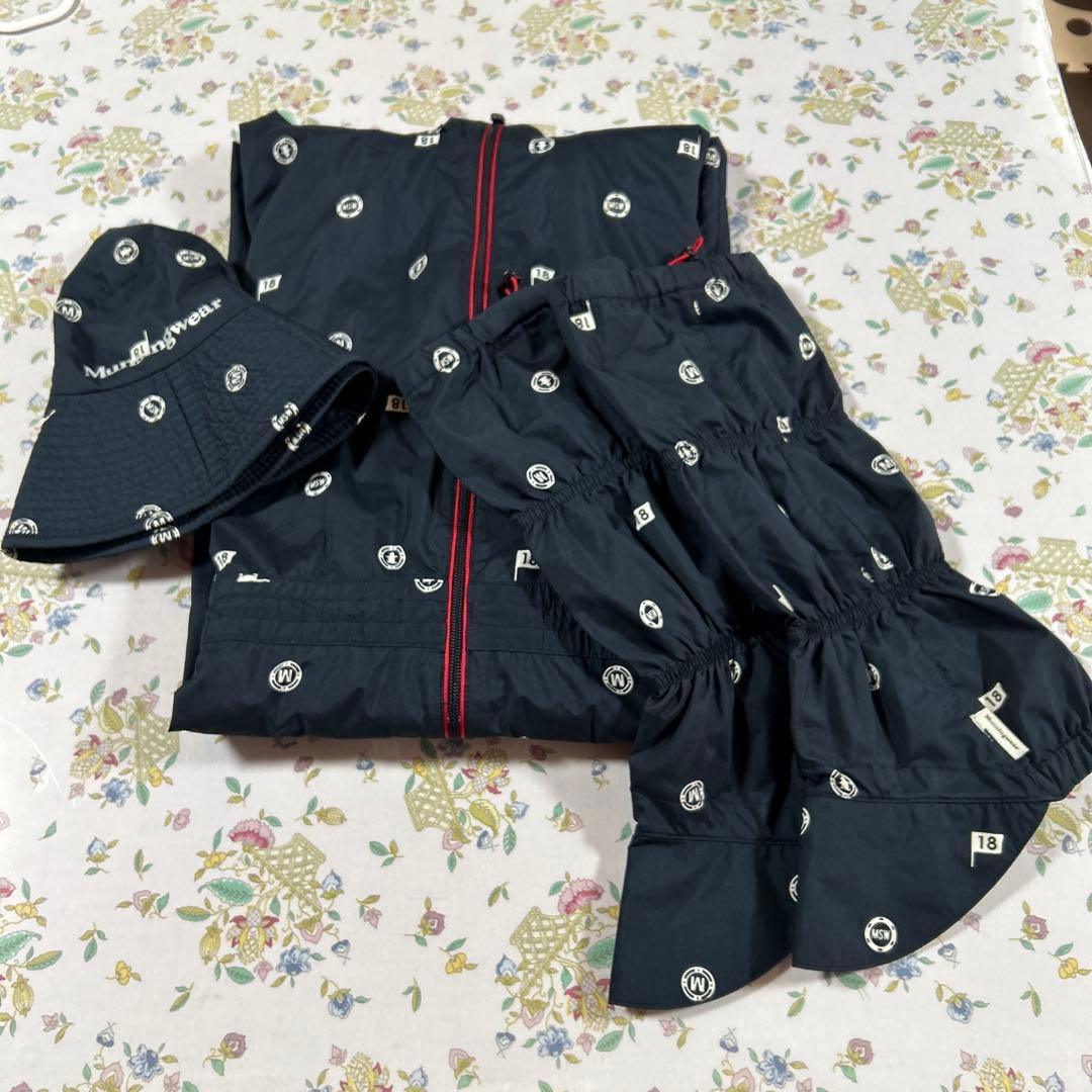 美品★マンジングゴルフレインワンピース3点セットサイズLL