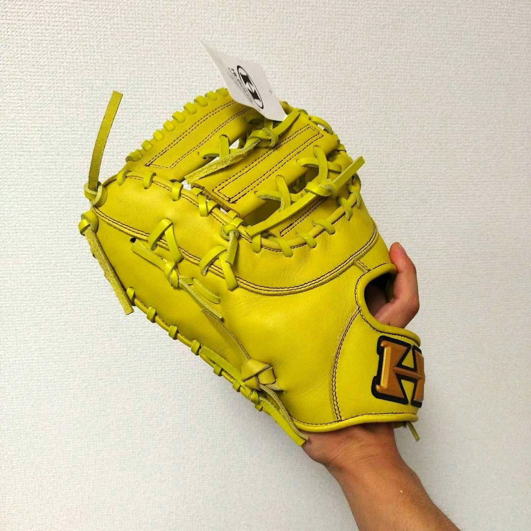 310 ハイゴールド タグ付き 未使用 軟式 少年 ファーストミット 左投げ