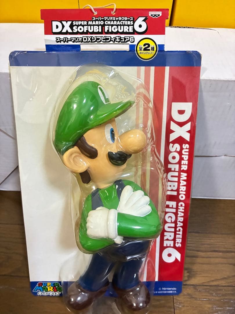 スーパーマリオ DXソフビフィギュア　ギャラクシーGALAXY ルイージクリボー