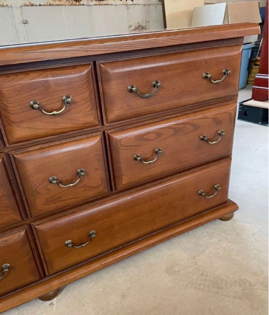 アンティーク　丸脚　チェスト　サイドボード　ヴィンテージ