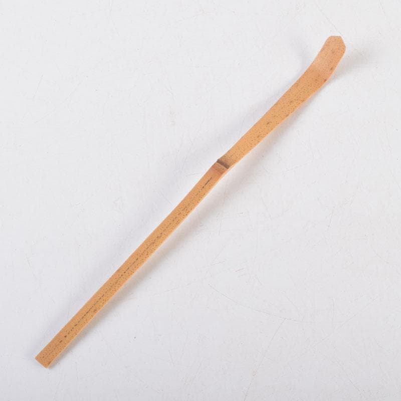 茶道具　紹白作　茶杓　銘「豊年」　書付共筒共箱　V　8635