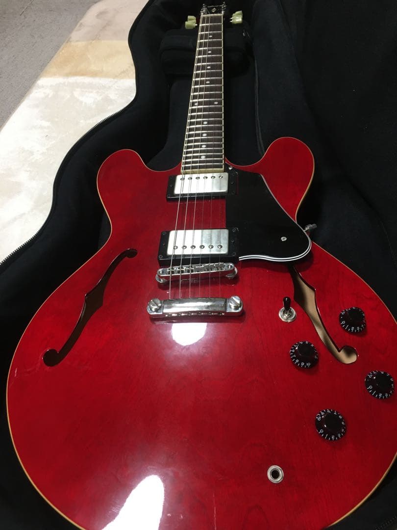 CORT SOURCE【極美品！調整済】ES-335 セミアコ ギグバッグ付き