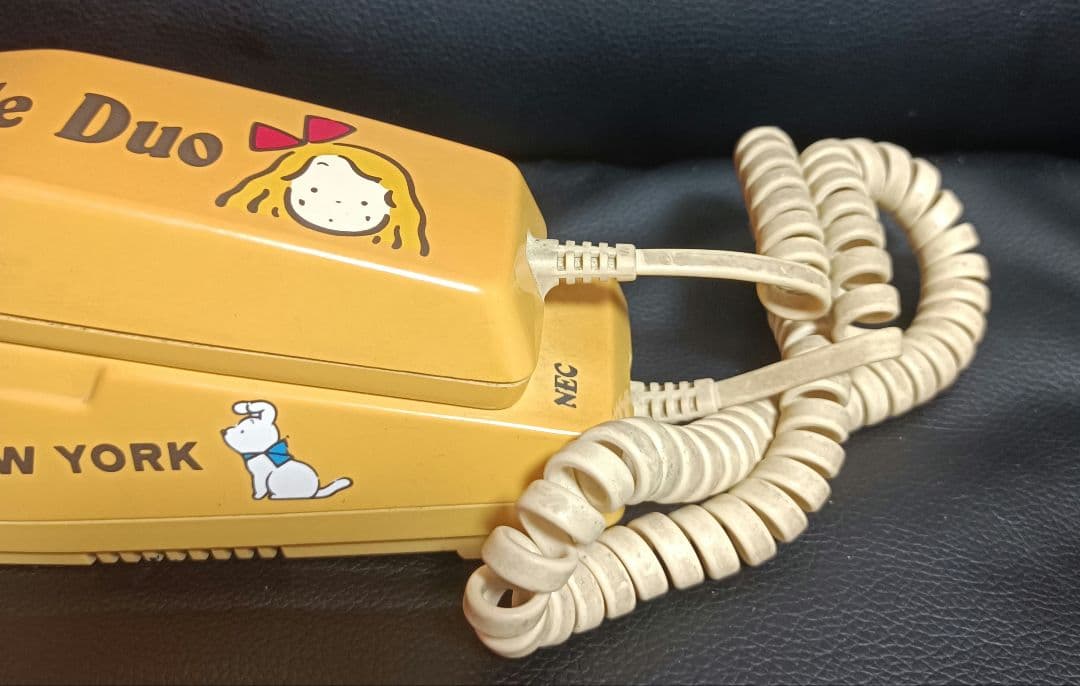 サンリオ　ザボードビルデュオ　レトロ　電話　子機　希少　コレクション