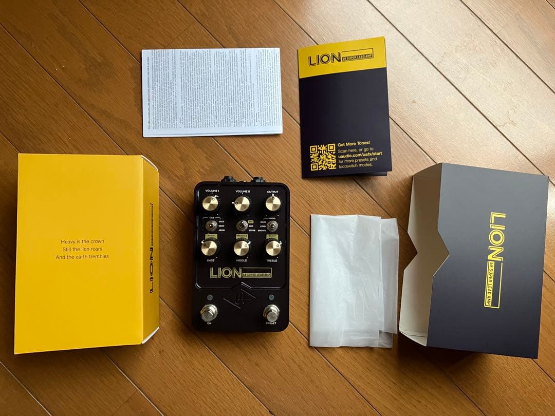 ギター Universal Audio UAFX LION '68 SUPER LEAD