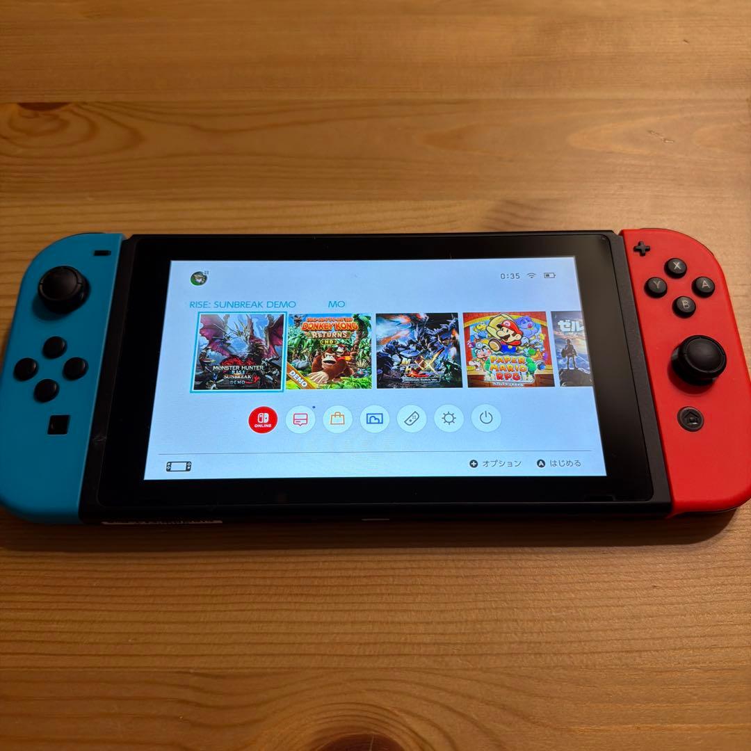 【箱無し】Nintendo Switch 本体 第1世代　 コントローター付