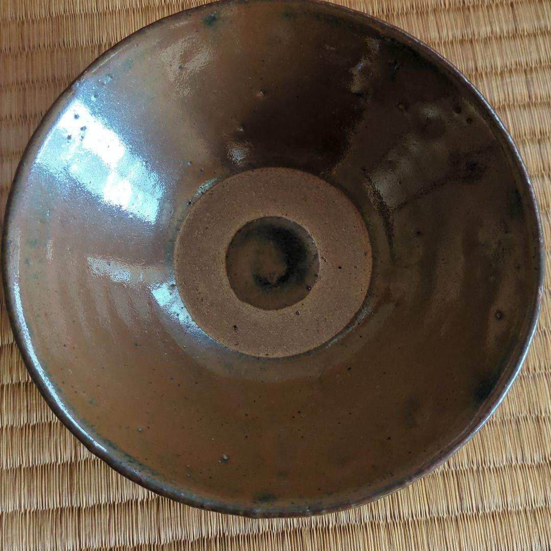 柿茶碗 木箱付き　茶道具　古美術　骨董　中国　磁州窯