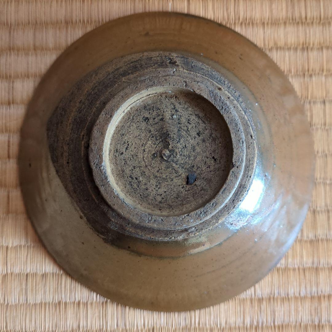 柿茶碗 木箱付き　茶道具　古美術　骨董　中国　磁州窯