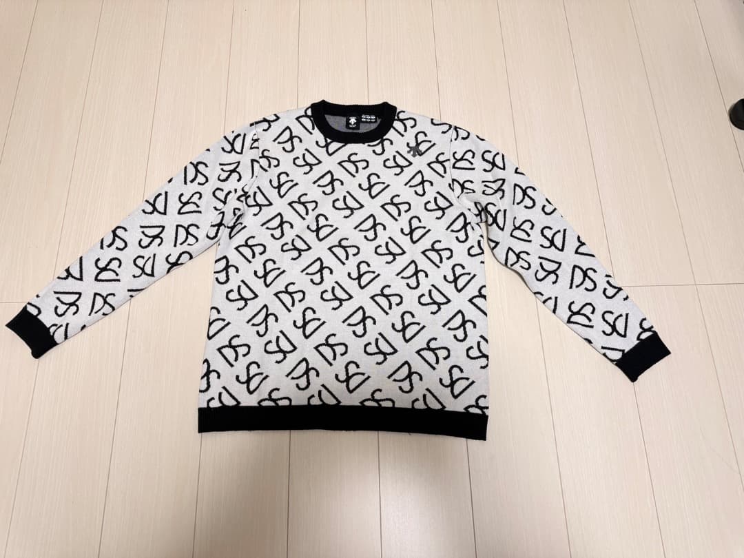 DESCENTE GOLF　クルーネックジャカードセーター　DGMWJL06