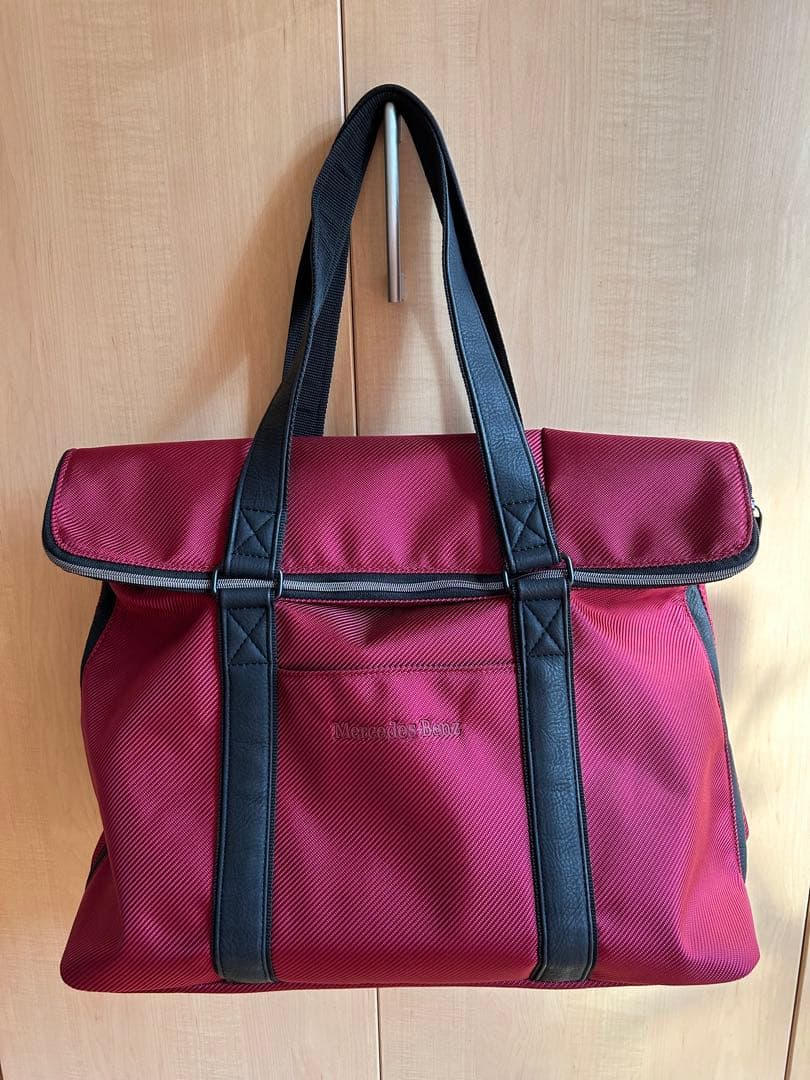 タイトリスト×メルセデスベンツ ビッグトートバッグ ワインレッド