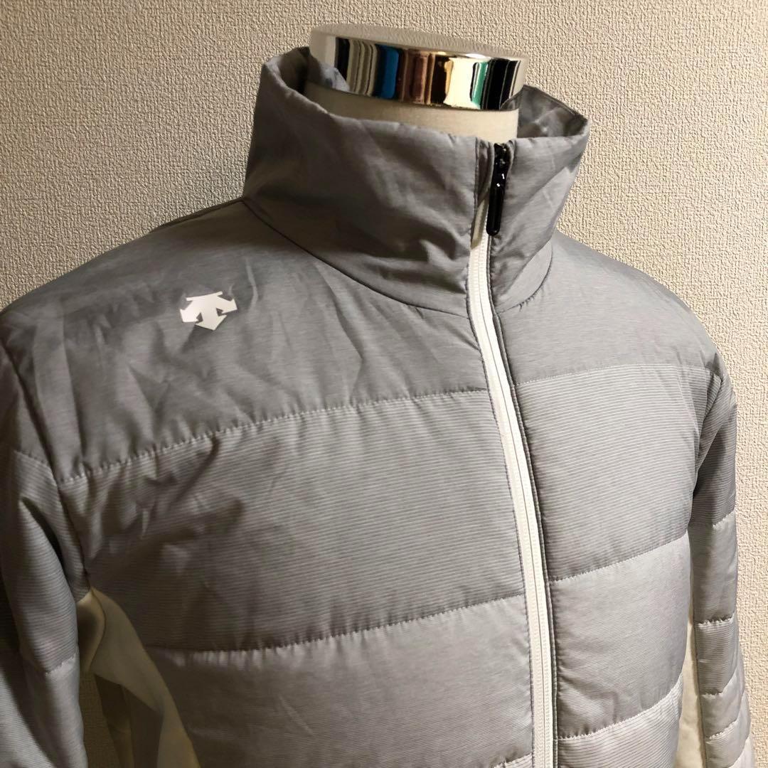 デサントゴルフ 中綿 ハイブリッド ジャケット グレー Mサイズ