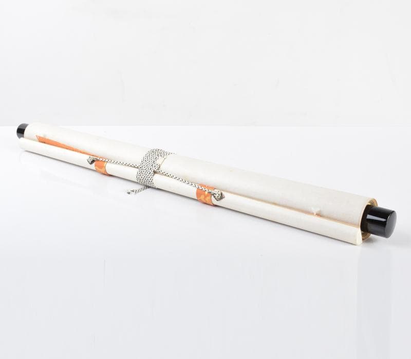 掛軸　前大徳寺　大橋香林老師筆　「渓馨廣長舌」　共箱　V　R4290C